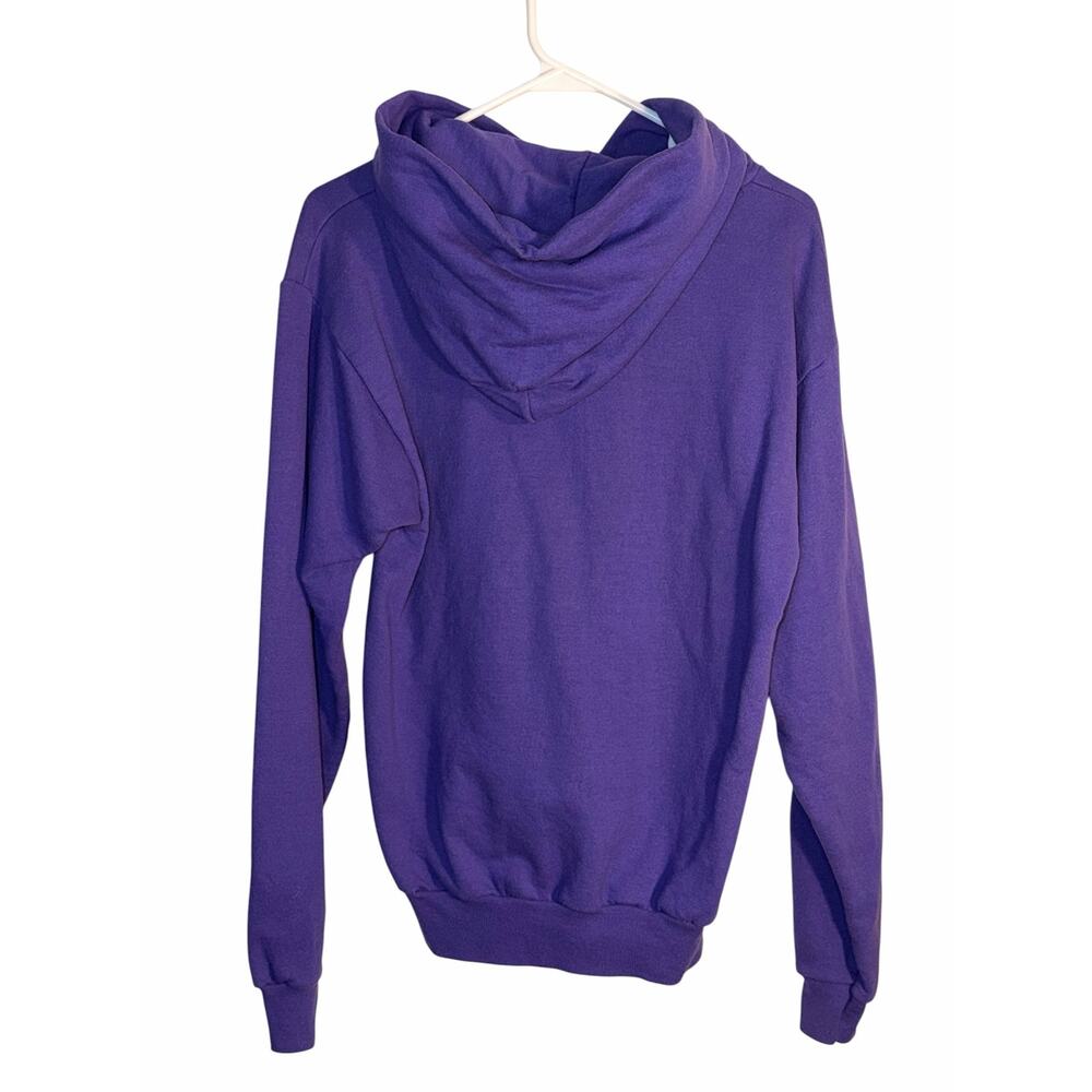 Disney Parks Mickey Mouse Walt Disney World Purple Hoodie Size Small Hanes - Picture 3 of 5
